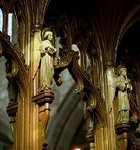 Angels on the rood screen