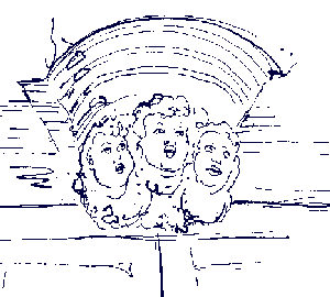 Cherubs on the organ case