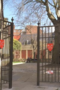 The gates of St Peter's Churchyard