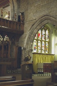 The rood screen stair of St Peter's Church, Nottingham