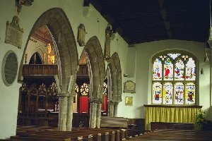 The south aisle of St Peter's Church, Nottingham