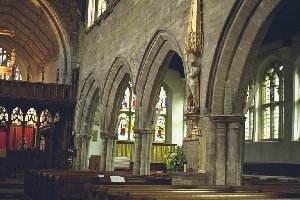The south arcade of St Peter's Church, Nottingham
