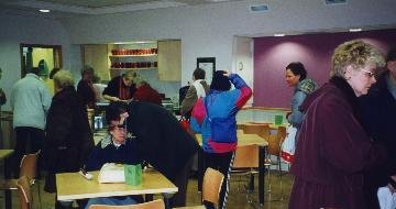 The coffee room of the St Peter's Centre, Nottingham
